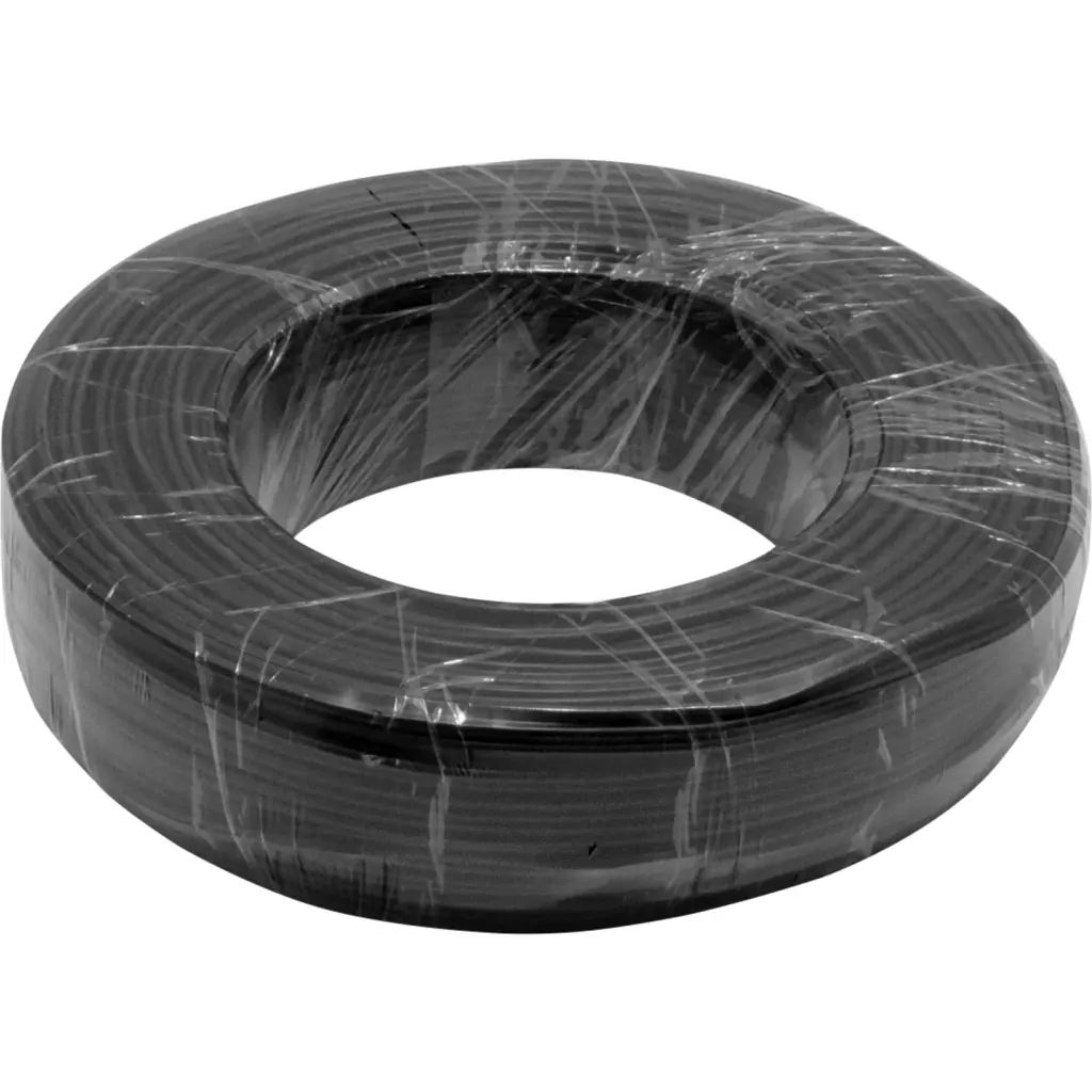 2x21AWG CCA 100mts Cable PVC Negro Paralelo Multifilar Aleacion