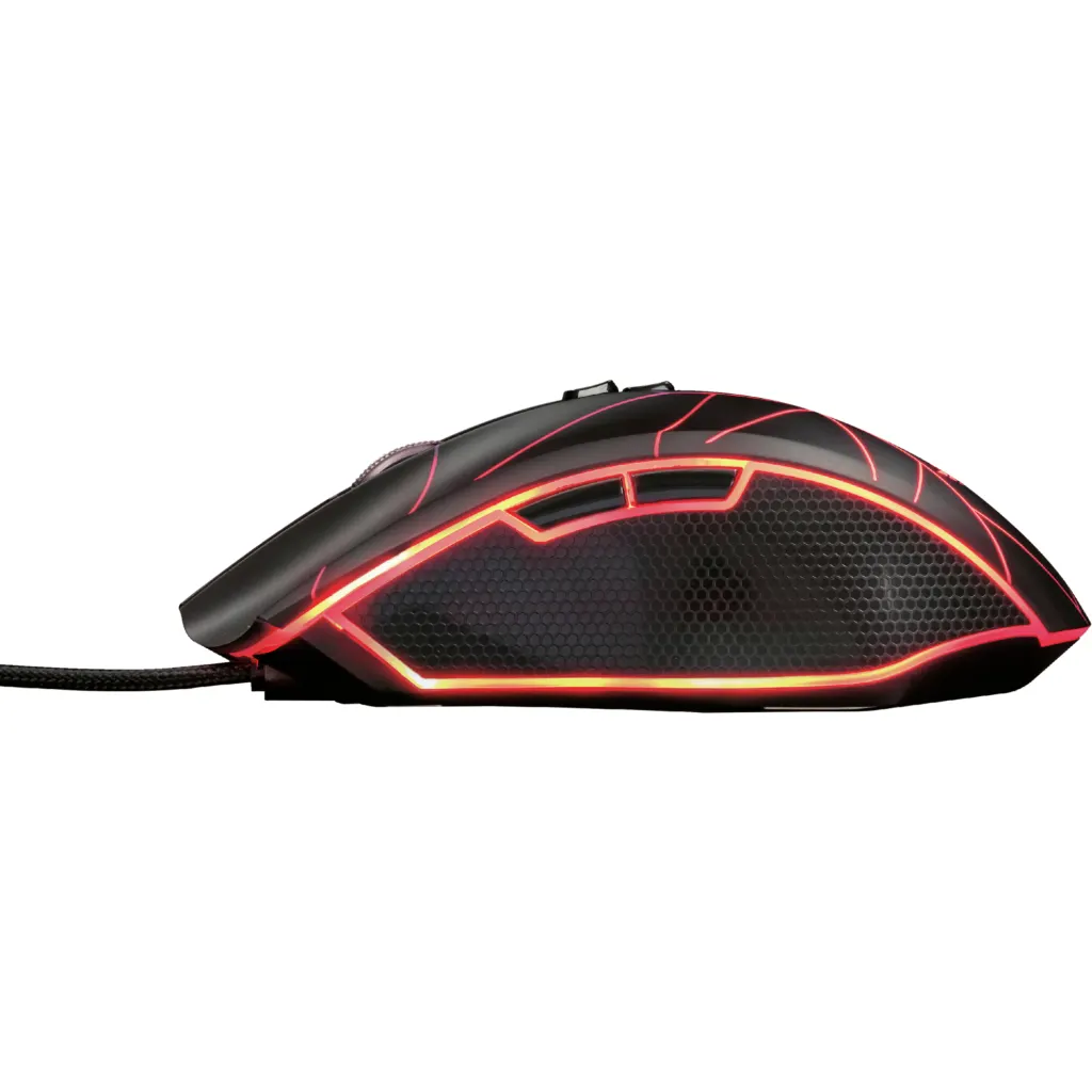 Imagen 6 de Mouse Gamer Alámbrico Trust GXT160 TURE RGB Óptico 4000DPI 7 Botones USB-A Negro