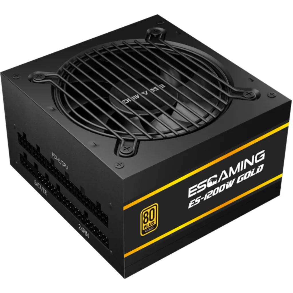 Imagen 1 de Fuente de Poder EsGamer ESG-1200W, 1200W Modular 80PLUS Certf/Gold