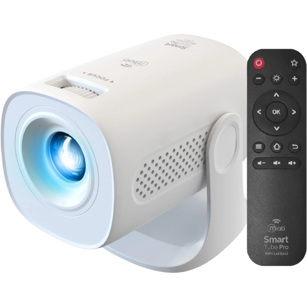 MLAB PROYECTOR SMART TUBE PRO WIFI DUAL-BAND 1080P 300ANSI LUMEN