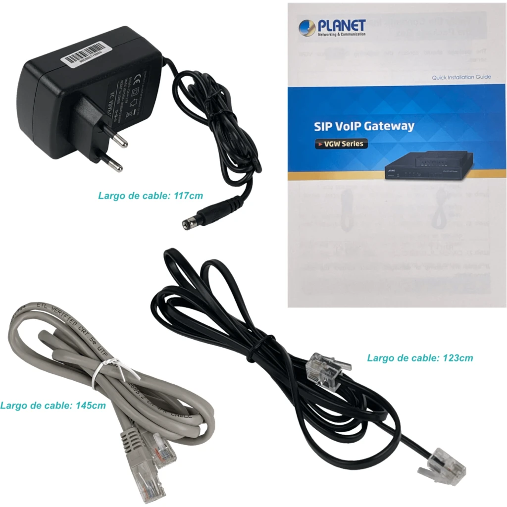 Imagen 5 de PLANET Router VoIP 8-FXS-RJ11-H 3-100 1-WAN genera 8linea telef analog