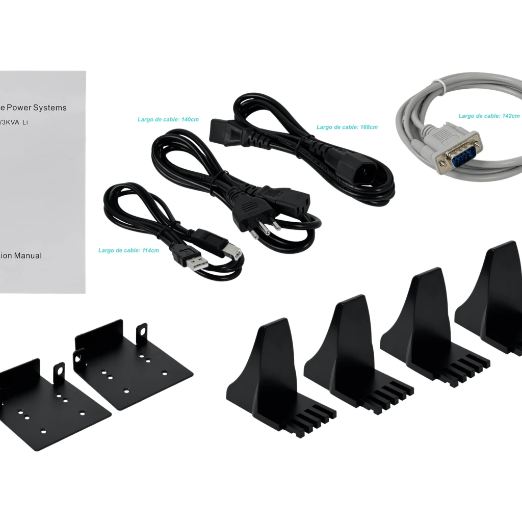 Imagen 8 de ENERSAFE Litio 1000W 1KVA 0/4ms DB9 USB Req-SNMP Online 2U-Rack/Torre