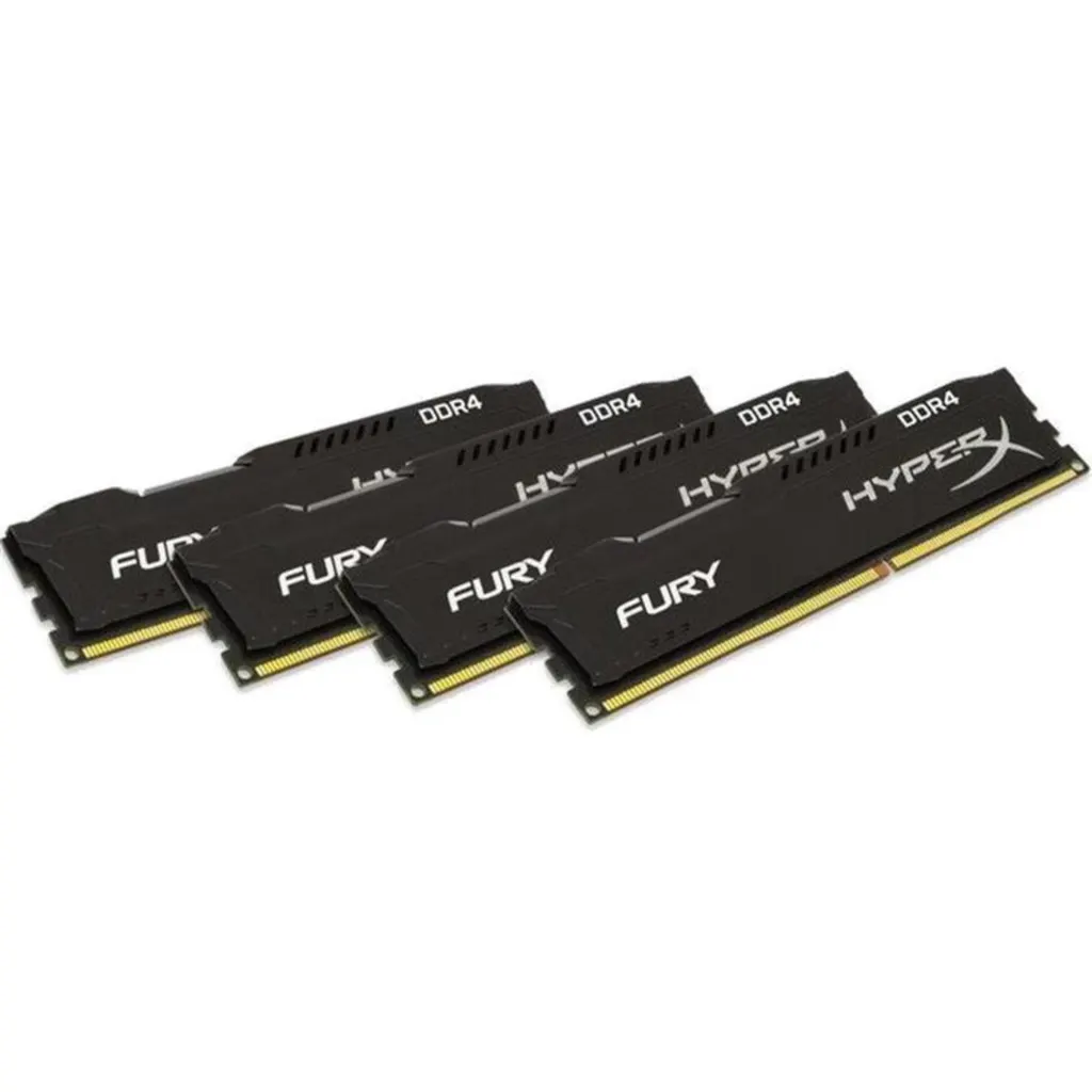 Memoria RAM 32GB (4*8GB) DDR4 2666MHz DIMM CL15 Non-ECC 1.2V 288p-HyperXFury