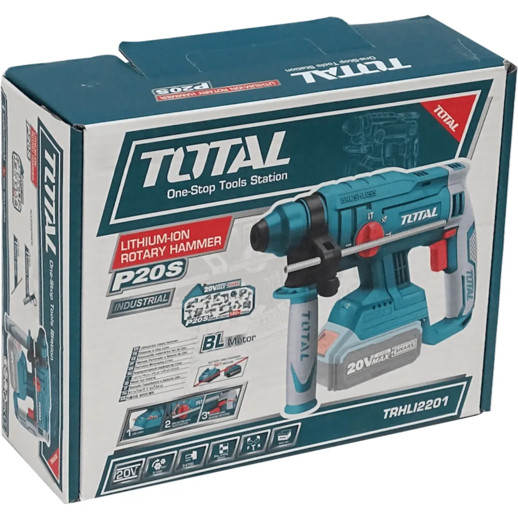 Imagen 1 de TOTAL Rotomartillo requiere bateria-20V inalambrico impacto SDS PLUS