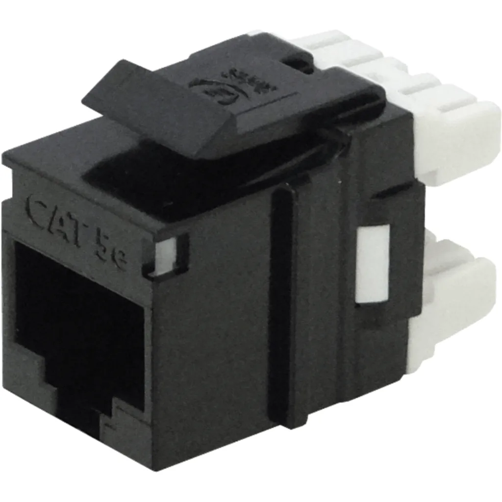 Imagen 1 de FURUKAWA Negro Cat5e UTP Multilan Punch Keystone Hembra RJ45 35060503
