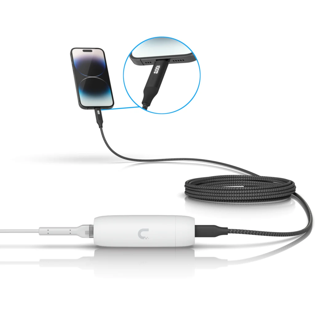 Imagen 5 de UBIQUITI 5V 2A 10W Convertidor PoE a USB-C 802.3af-PoE/48V a Type-C/5V