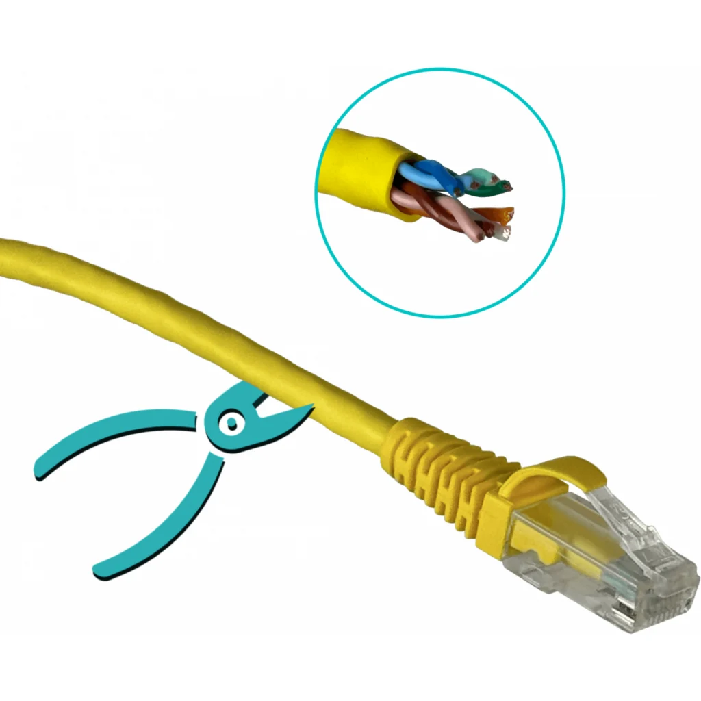 FURUKAWA 3m Cat5e Amarillo U/UTP CM Cable Patch RJ45 Multilan 35103805