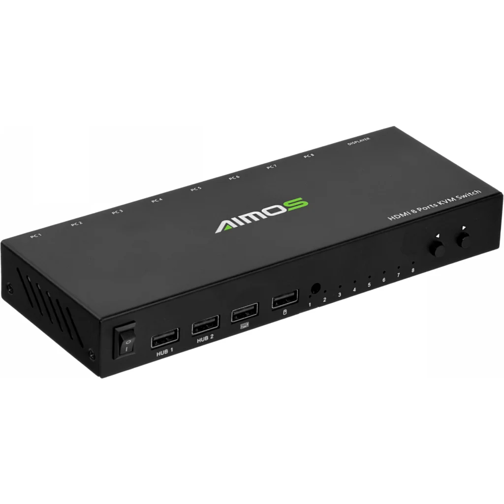 Imagen 5 de KVM Generico 8-HDMI-USB Req. Cable, 2-USB2.0-AH inc-12V LAN IR-Ctrl 3,5mm
