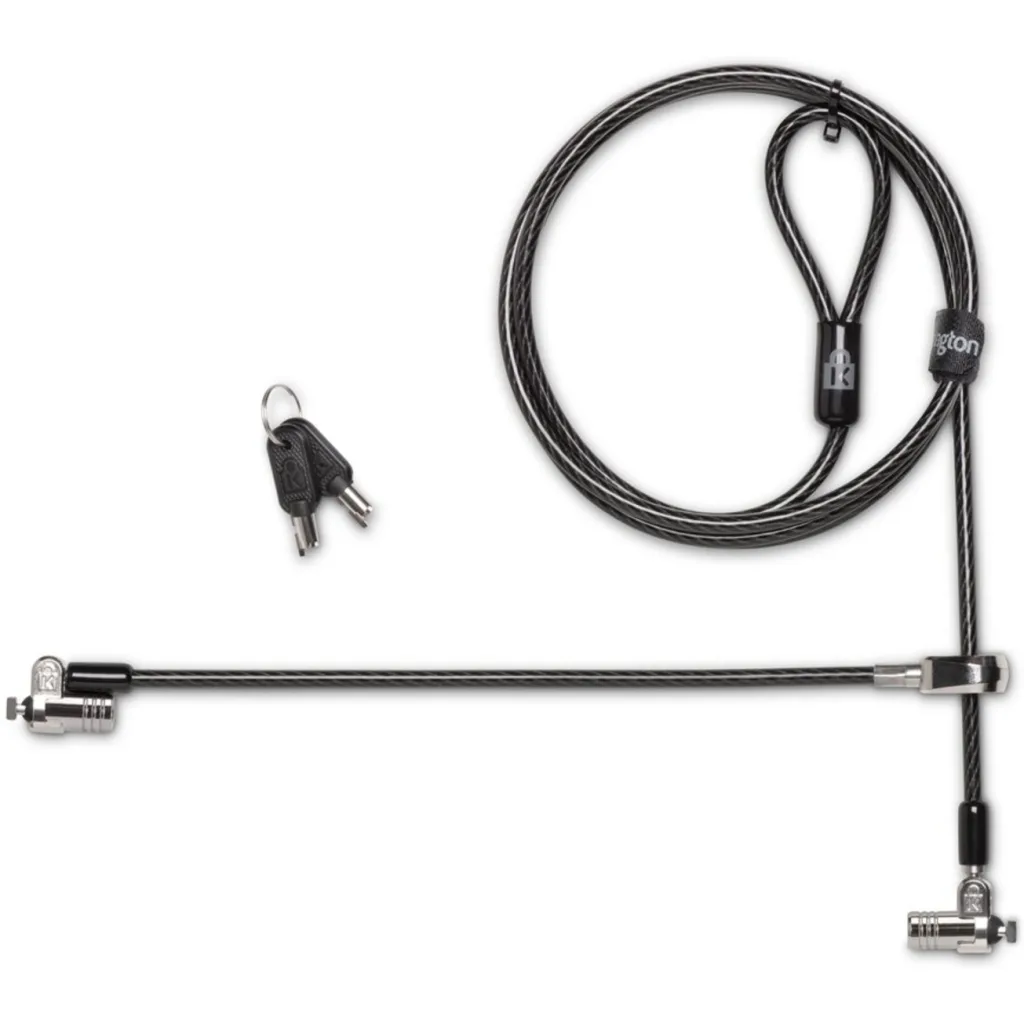 Imagen 1 de Cable de Seguridad Kensington Micro Saver 2.0 Twin 2.4 metros (Bulk) con Llave