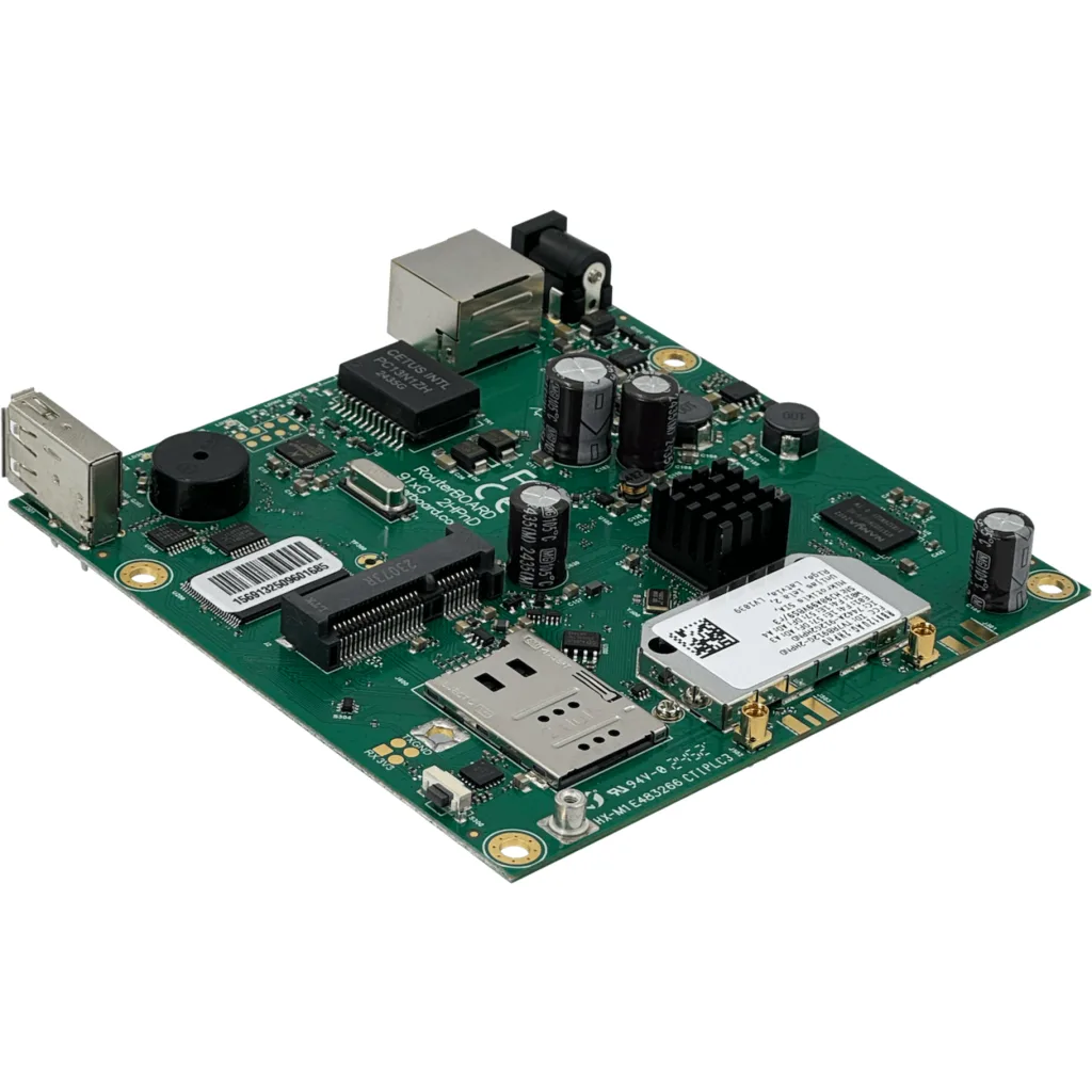 Imagen 5 de MIKROTIK L4 2,4GHZ 2x2 MINIPCIE 1-1000 2-MMCX USB 600MHZ 64MB SIMCARD