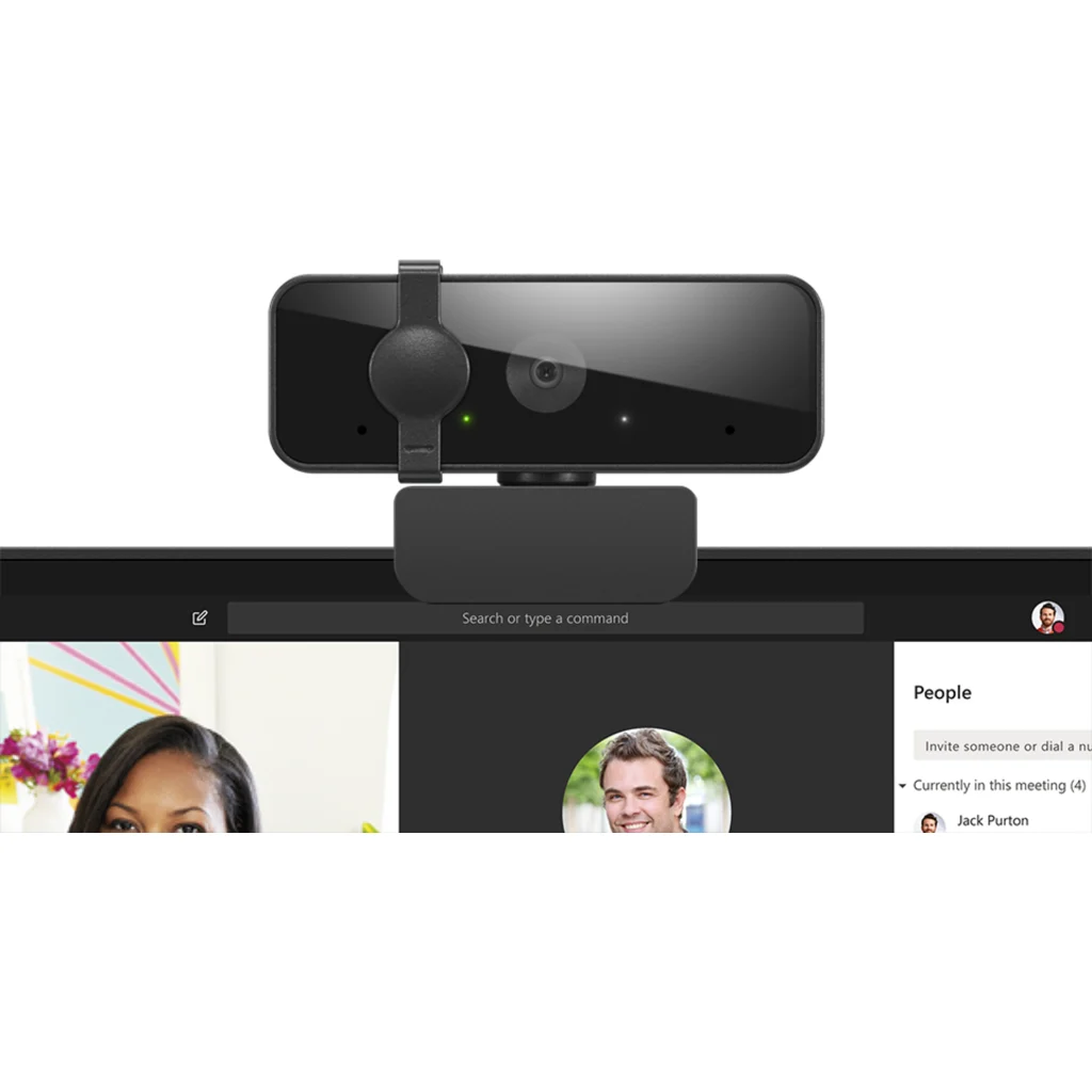 Imagen 6 de Cámara Web Lenovo Essential FHD Gen2, Full HD 1080p 30fps USB2.0 Color Negro