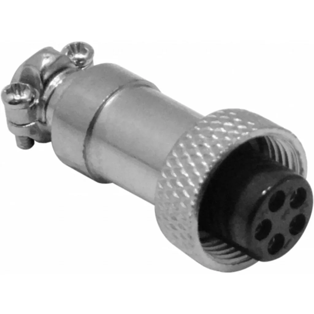 Imagen 3 de 5-pin Hembra Volante Conector GX12 Soldable Aviacion