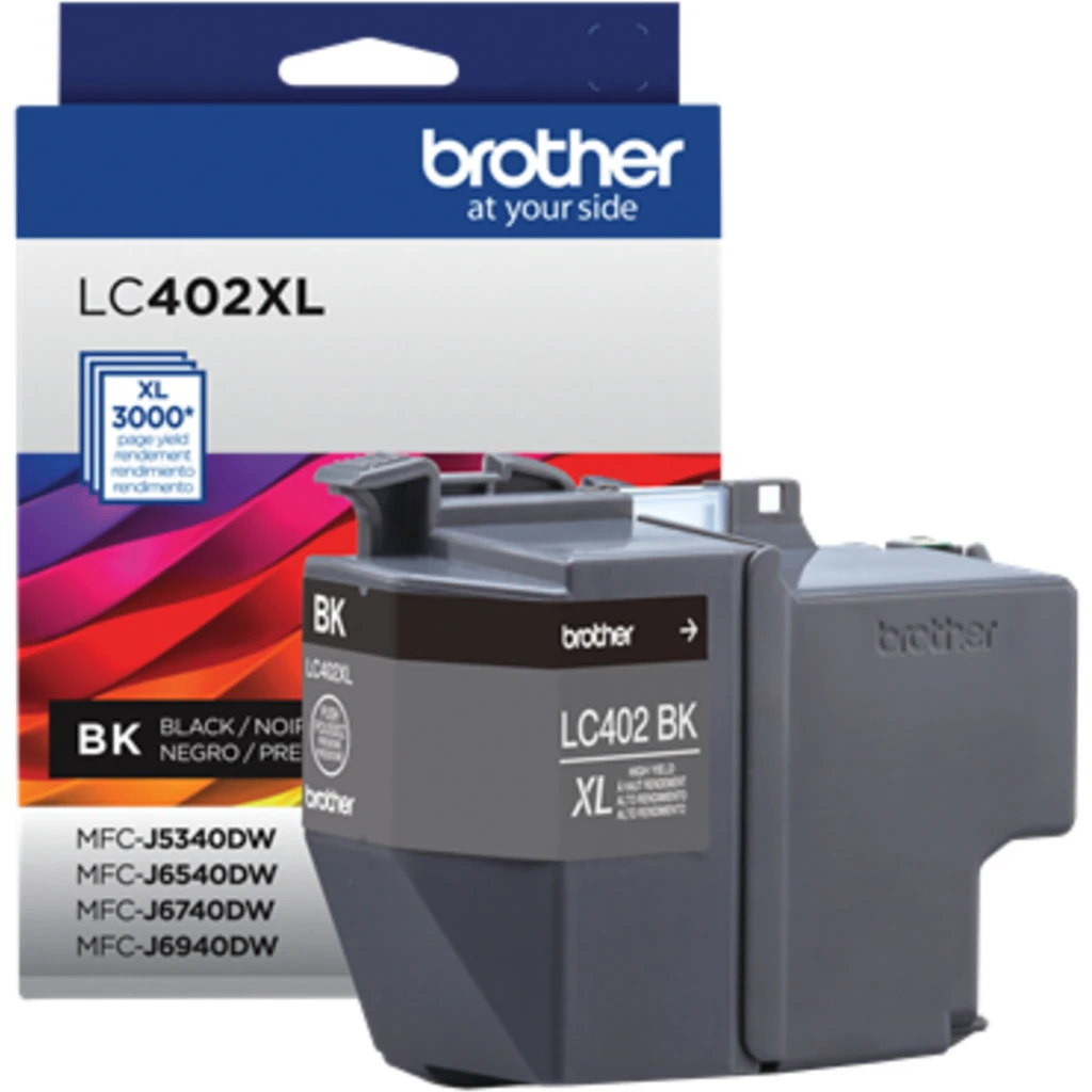 Imagen 1 de Cartridge Brother LC402XLBKS Negro para MFC J5340DW J6540DW J6740DW J694 3000Pág
