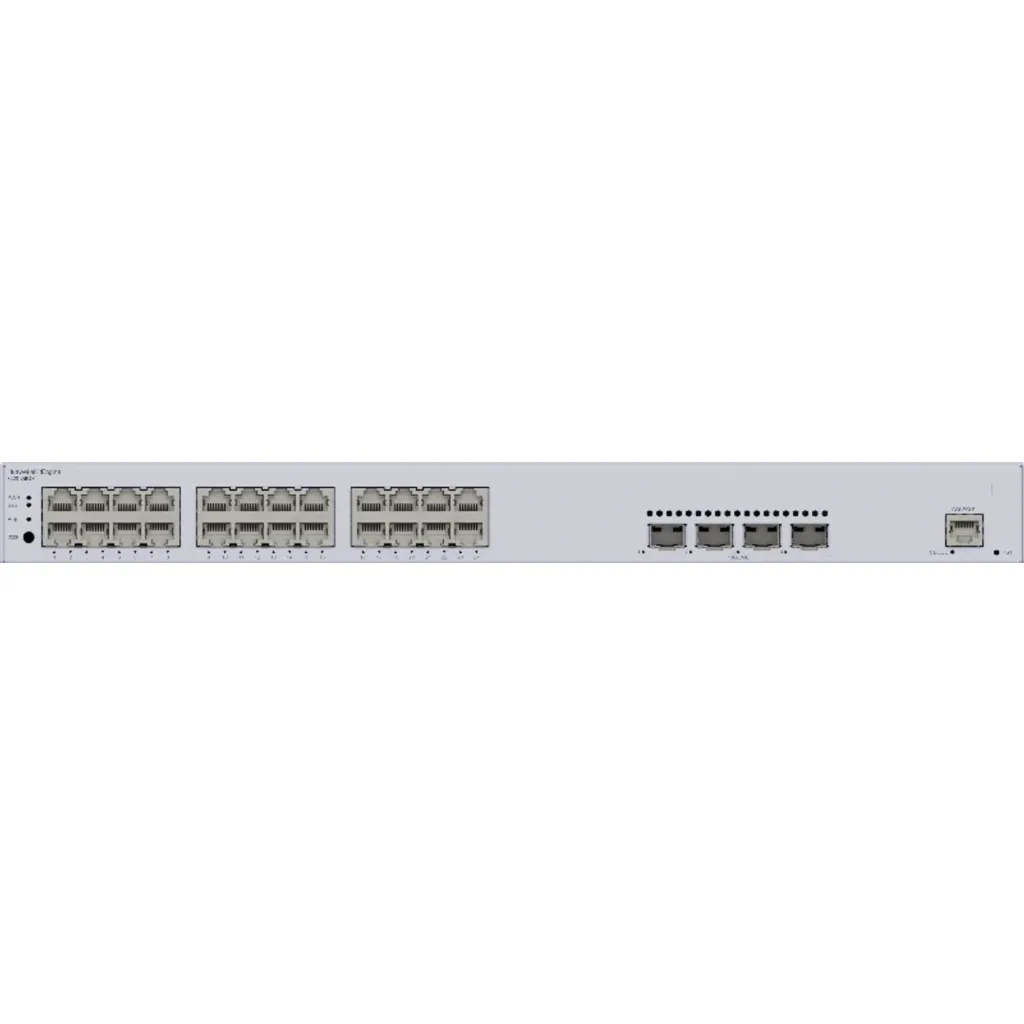 Imagen 1 de S220-24P4X. Switch Huawei eKit 24 puertos PoE 10/100/1000Base-T 4 Puertos 10GE SFP+ 400W de potencia capacidad de conmutación de 128 Gbit/s capacidad de reenvió de paquetes de 95 Mpps