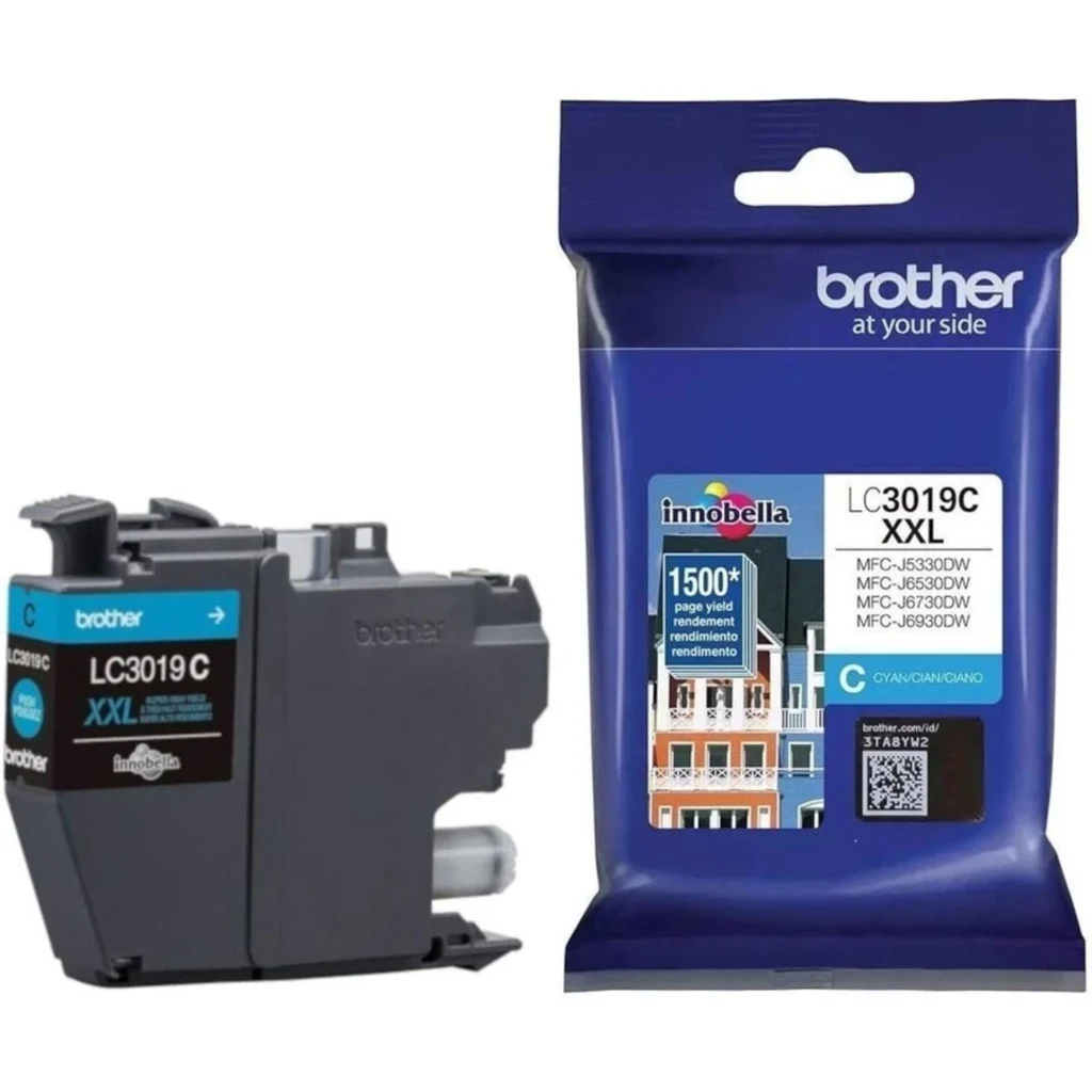 Cartridge Brother LC3019C Cyan Alto Rendimiento MFC J5330 J6530 J6930 1500Pág