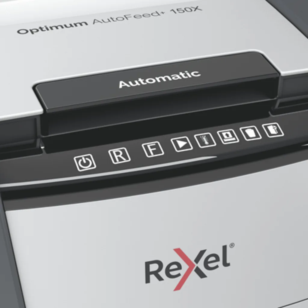 Imagen 4 de Trituradora de Papel Rexel Optimum AutoFeed 150X, Hasta 150 hojas, Ciclo 30 Min.