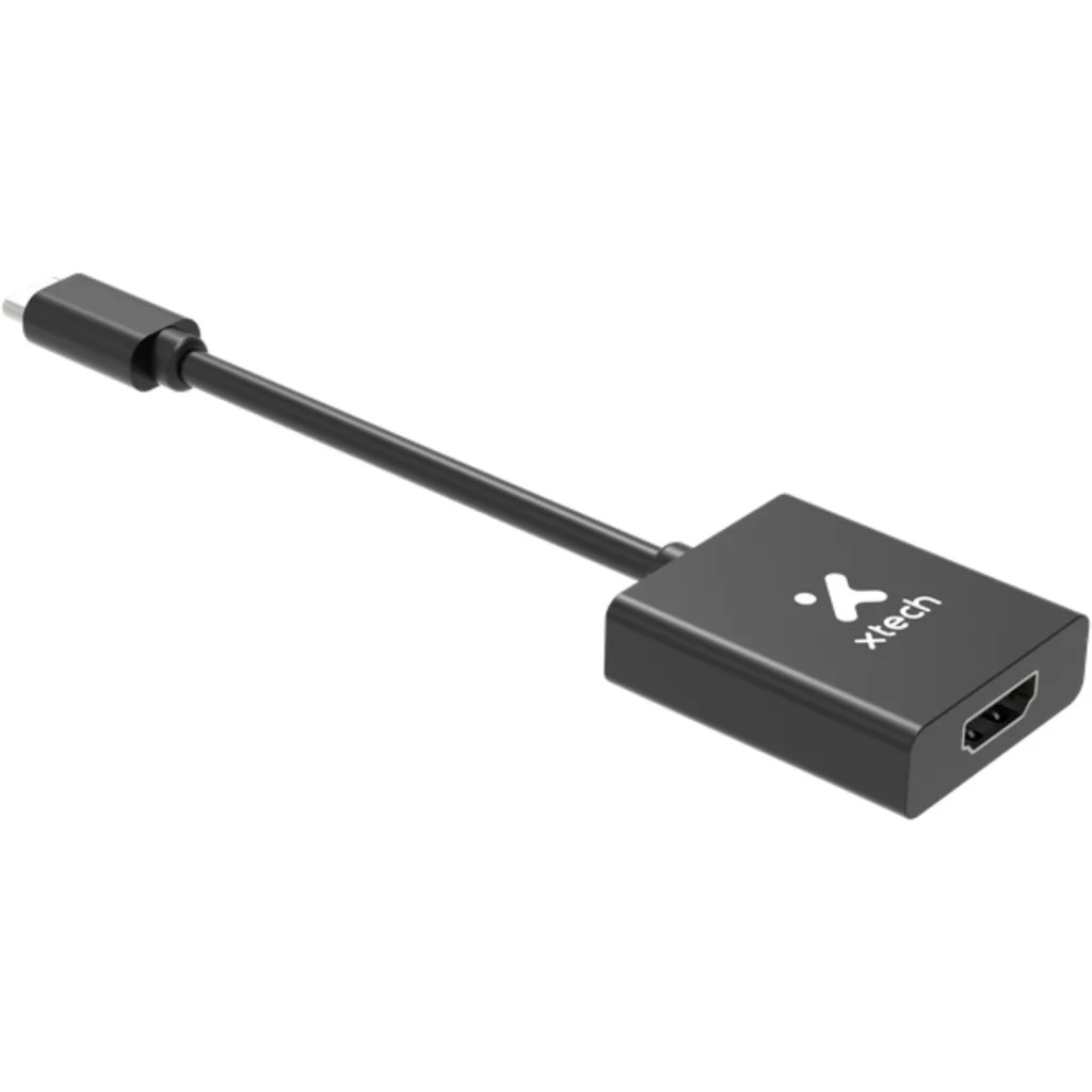 Imagen 2 de Adaptador de Video Xtech XTC-541 USB-C a HDMI M/H Black