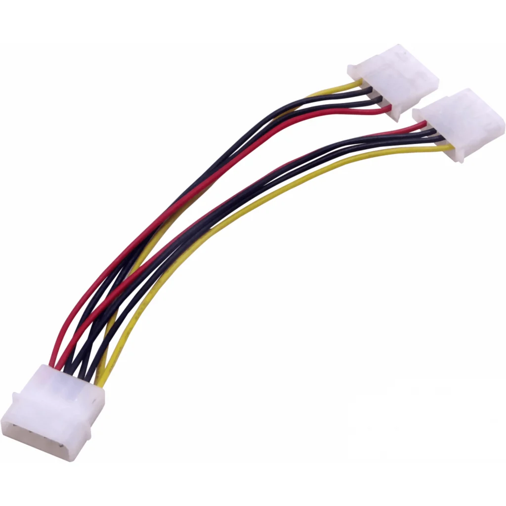Imagen 1 de 1-MOLEX-M 2-MOLEX-H Cable de poder tipo-Y 15cm