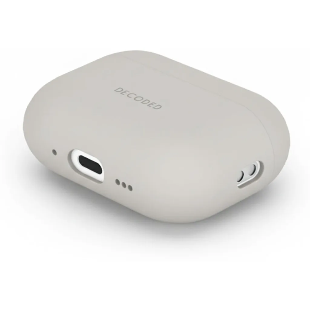 Imagen 2 de Funda silicona AirCase Pro Airpods Pro 3 Gen Decoded gris