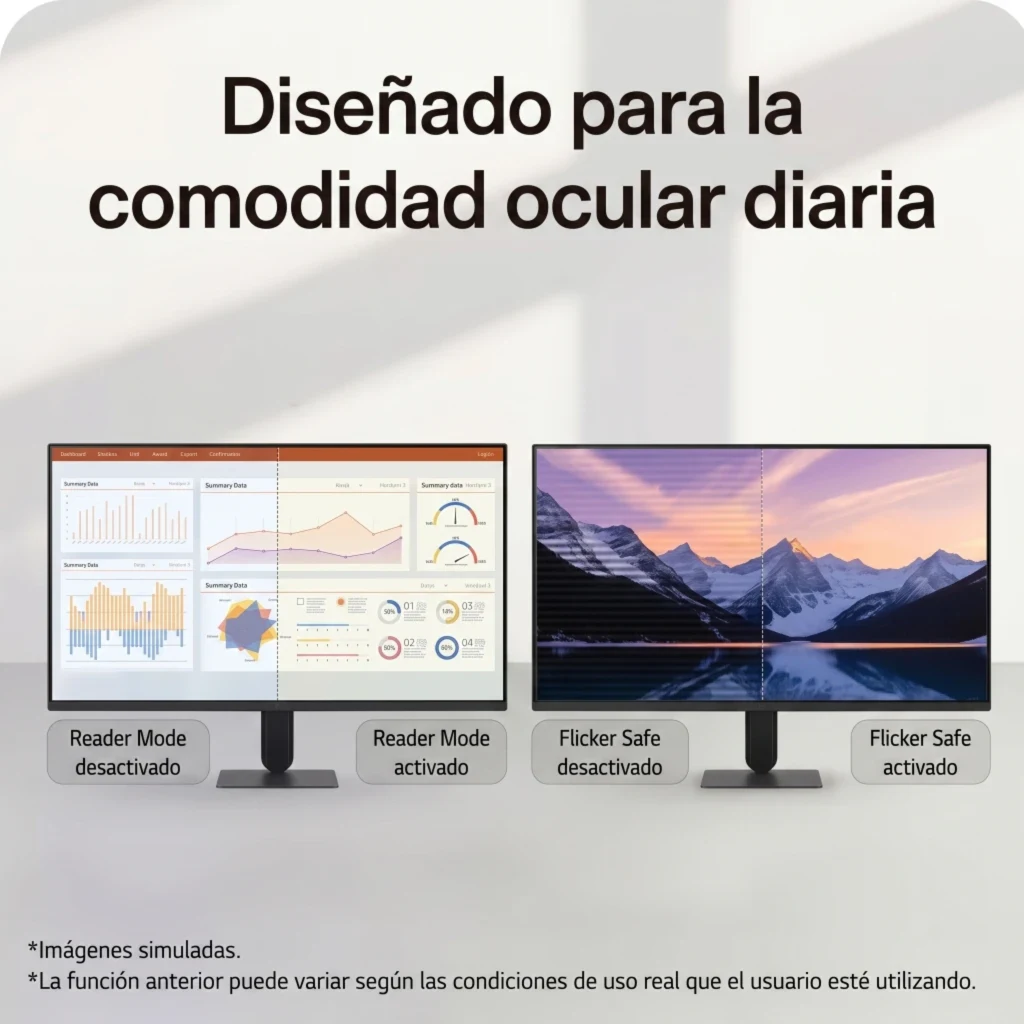 Imagen 10 de Monitor LG U4 27" FHD 1920*1080 IPS HDMI VGA Salida Auriculares 144Hz 