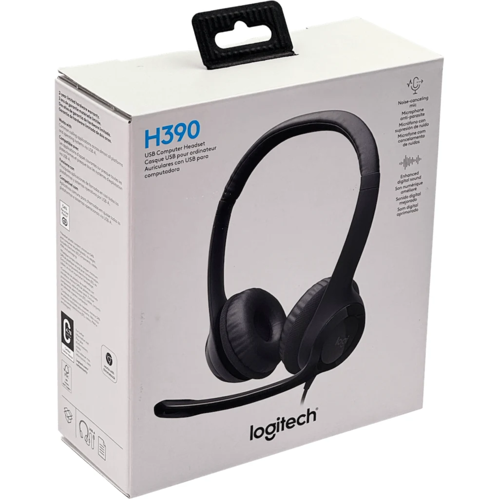 Imagen 2 de LOGITECH Cintillo Estereo Microfono Control cable-2m USB-A 2.0