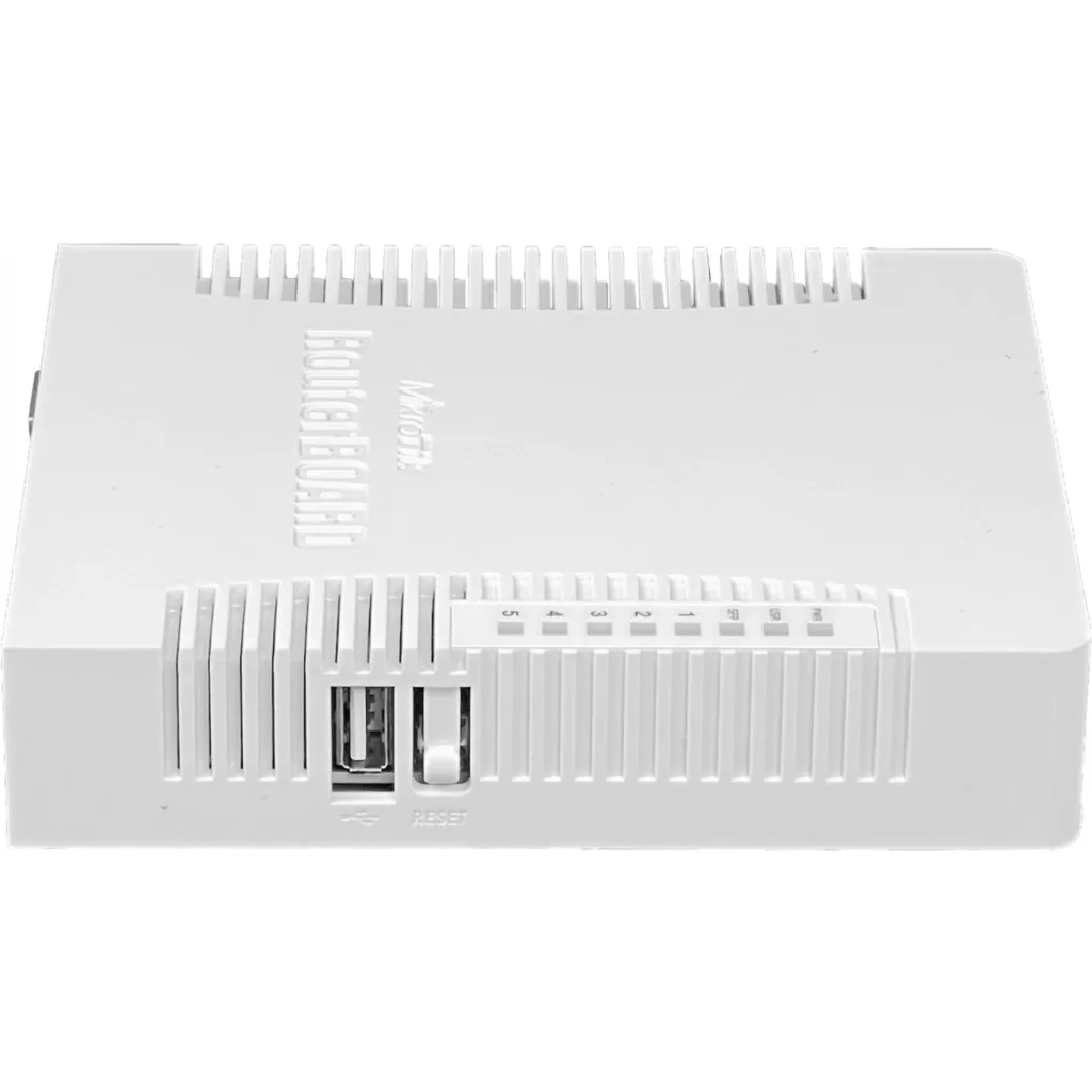 Imagen 1 de MIKROTIK req-cable L4 5-1000(4-PoE) 1-SFP USB 10-57V inc/24V RB960PGS