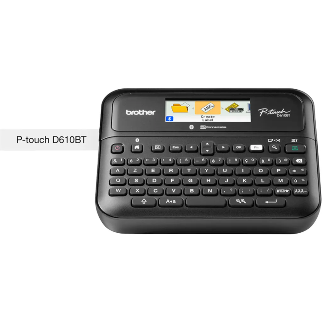Imagen 3 de Rotuladora Brother PT-D610BTVP 24mm pantalla color conexion USB Bluetooth