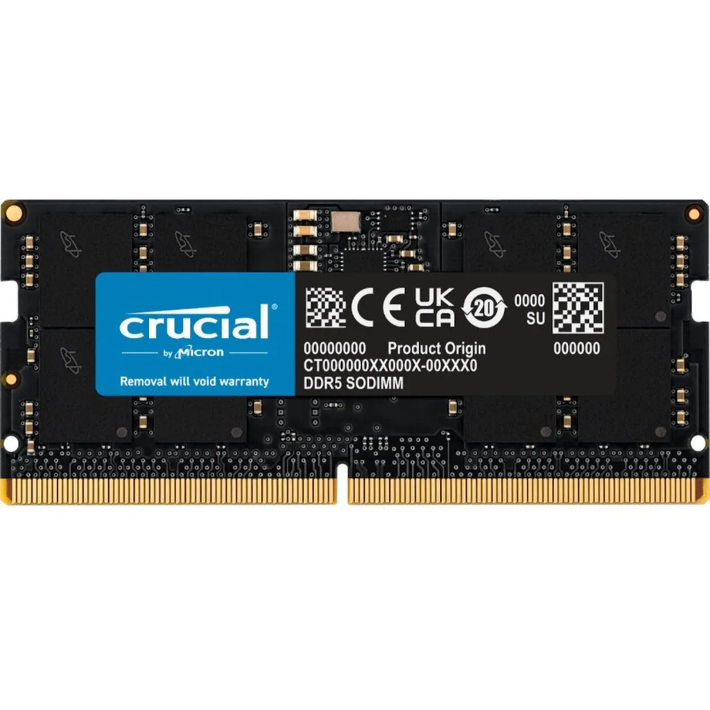 Imagen 0 de Memoria RAM 16GB DDR5 5200MHz SO-DIMM CL42 Non ECC 1.1v 262p - Crucial