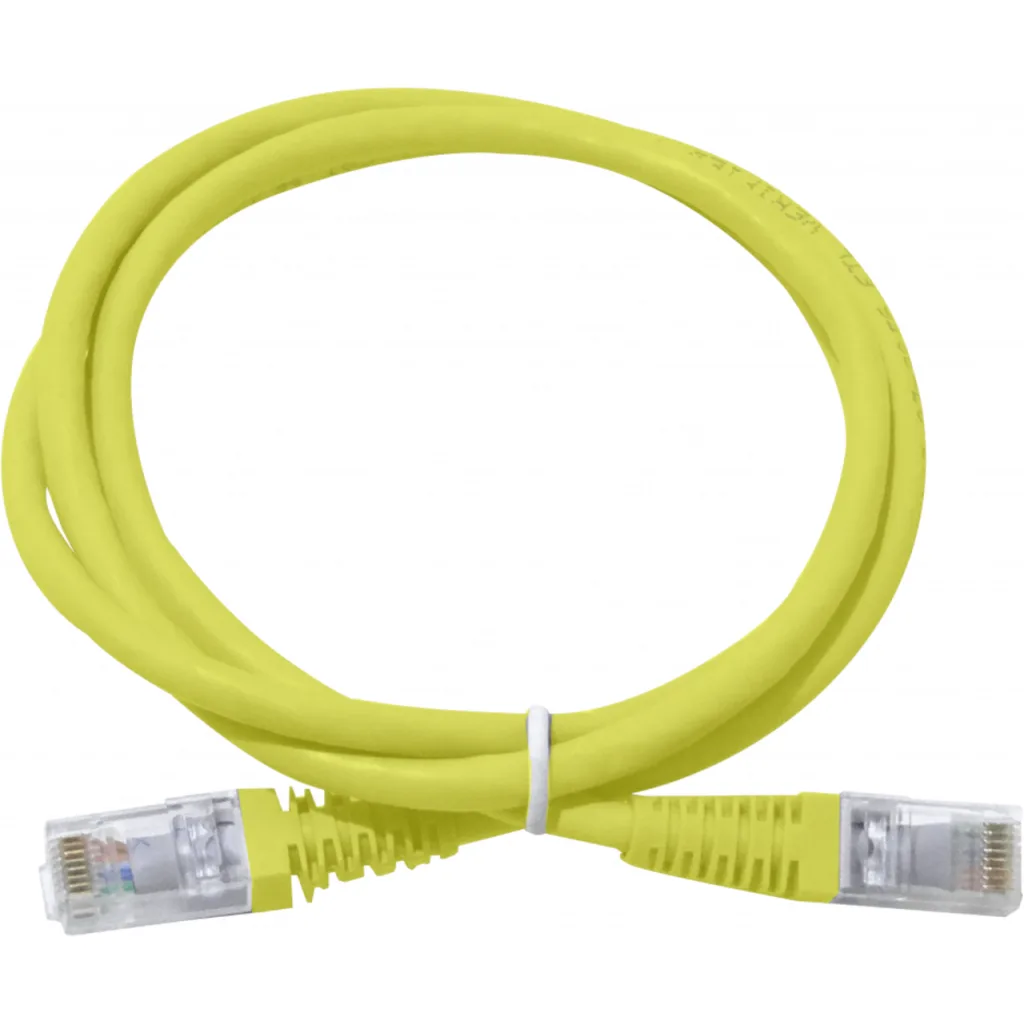 Imagen 0 de FURUKAWA 1mt Cat6 Amarill U/UTP LSZH Cable Patch RJ45 Gigalan 35120008