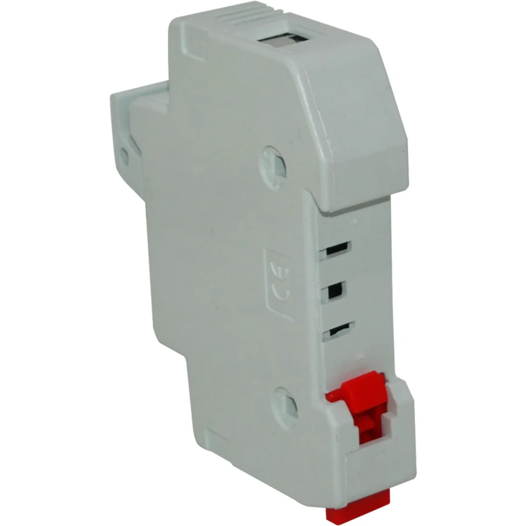 Imagen 2 de 1x32A 10x38mm2 E91/32 660V Base para Fusible Cilindrico en Riel Din