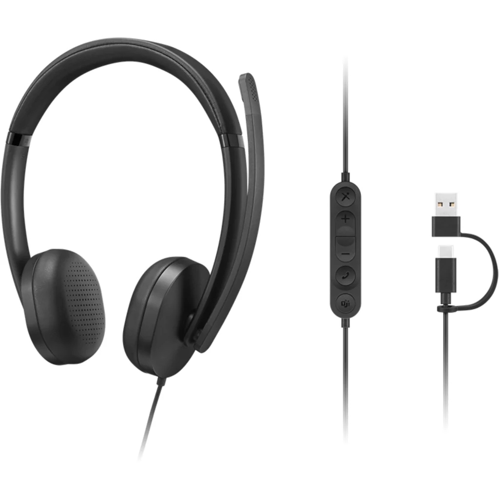 Imagen 5 de Audífonos Alámbricos Lenovo Wired VoIP Headset 5000, para teams