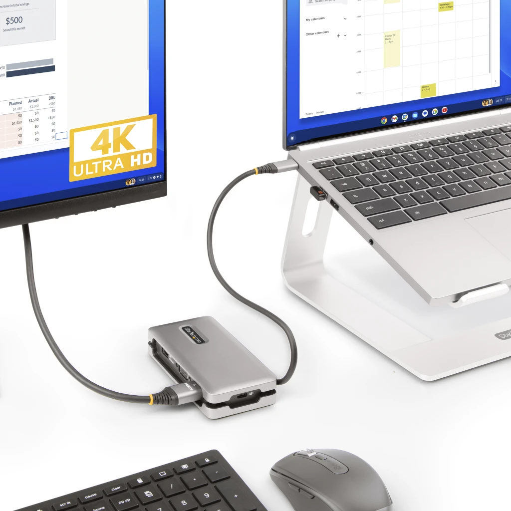 Imagen 11 de Docking Station StarTech USB-C a HDMI VGA 2*USB-A3.2 USB-C3.2 USB-C PD, LAN