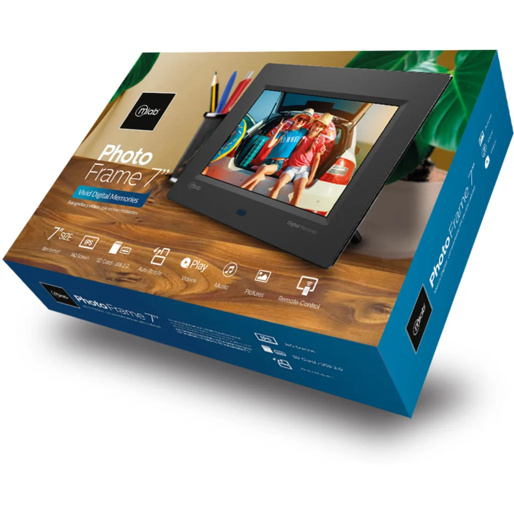 Imagen 5 de MLAB MARCO DIGITAL 7" USB/SD PHOTO FRAME BLACK PF-700U
