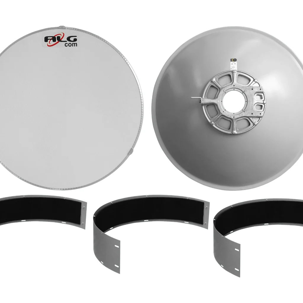 Imagen 5 de ALGCOM ISO+RAD 5GHz 1,2m 33-36dBi 6GHz 4,9-6,4GHz 2x2 2-N-H Antena