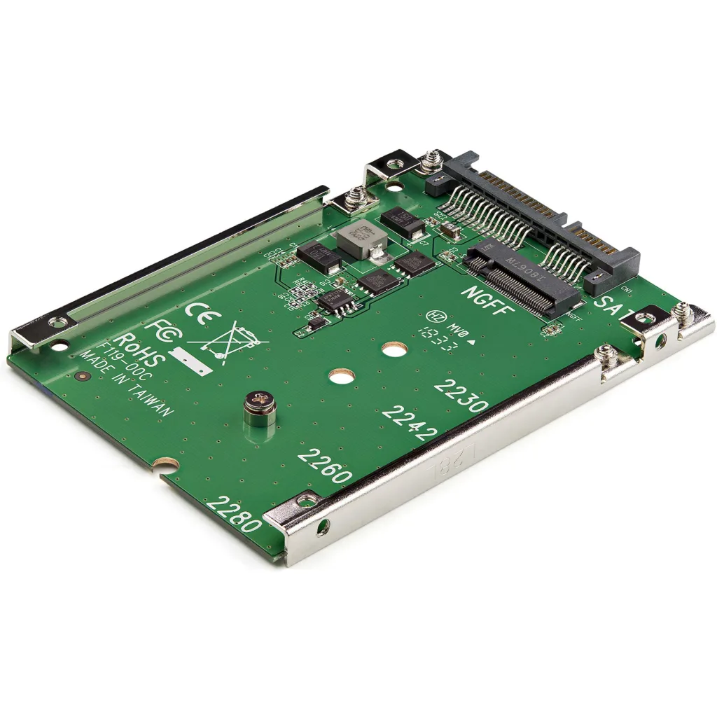 Imagen 2 de Adaptador Conversor SSD M.2 SATA a SATA de 2.5" - StarTech