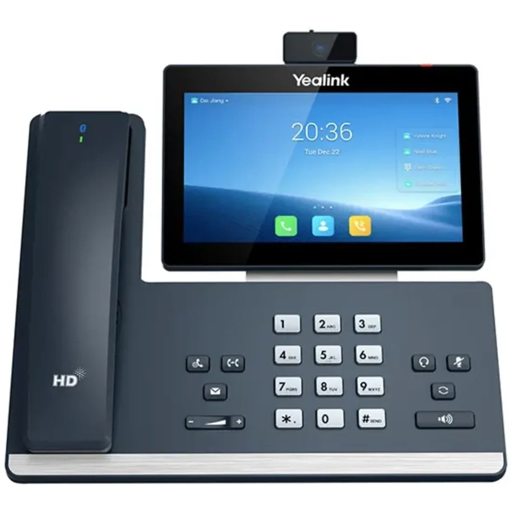 Teléfono inteligente Yealink SIP-T58W PRO con Android Bluetooth y WiFi dual band