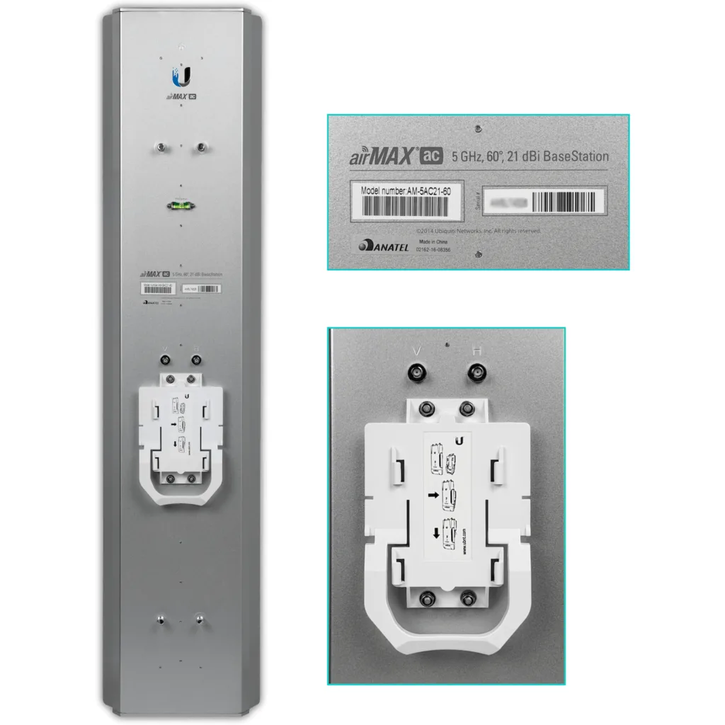 Antena Sectorial Ubiquiti Airmax AM-5AC21-60 60° p/Rocket, 5GHz,21dBi.