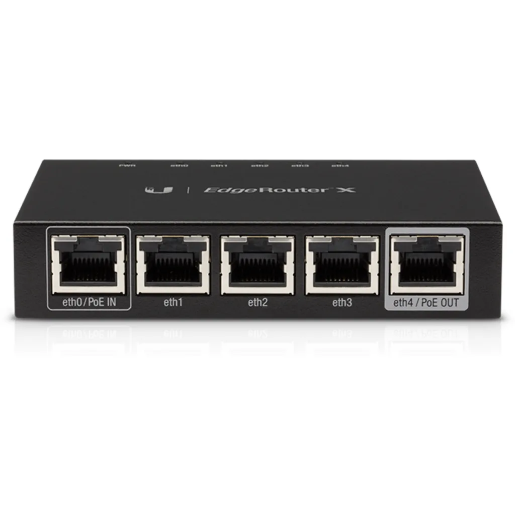 Imagen 3 de Router Ubiquiti  ER-X  5xGigE | PoE 1xIn/Out 260kpps/64Byte