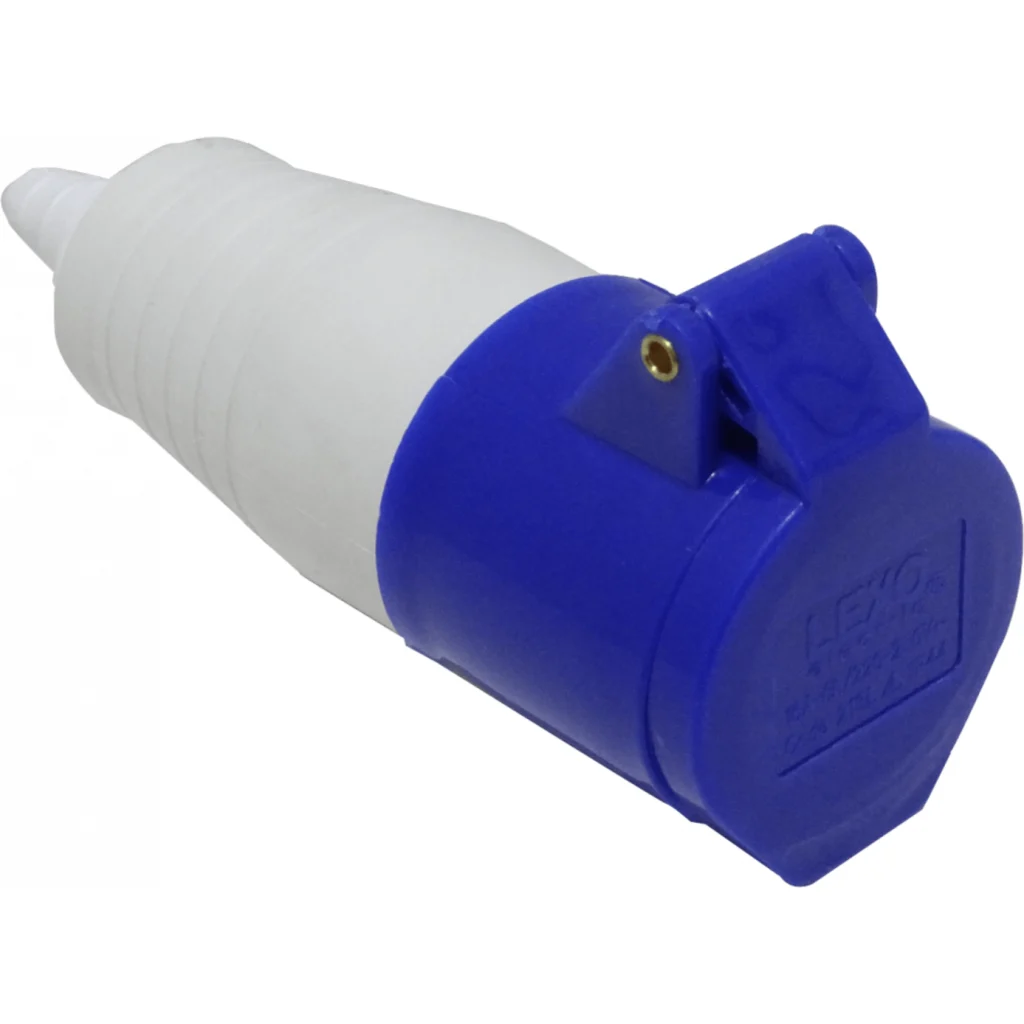 Imagen 4 de LEXO Typ213-6h Hembra 16A IP44 250V Enchufe Industrial P17 2P+T