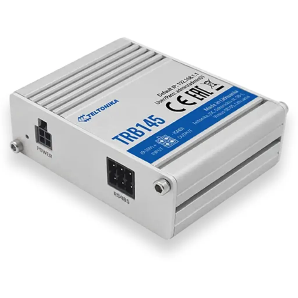 Imagen 2 de Teltonika TRB145 Gateway Celular Industrial Teltonika TRB145 4G/LTE (Cat 1), 3G, 2G con interfaz RS485 DI/DO