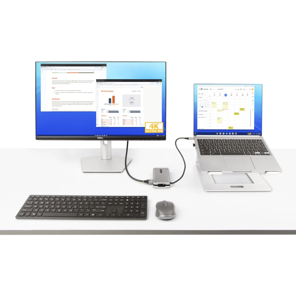 Imagen 10 de Docking Station StarTech USB-C a HDMI VGA 2*USB-A3.2 USB-C3.2 USB-C PD, LAN