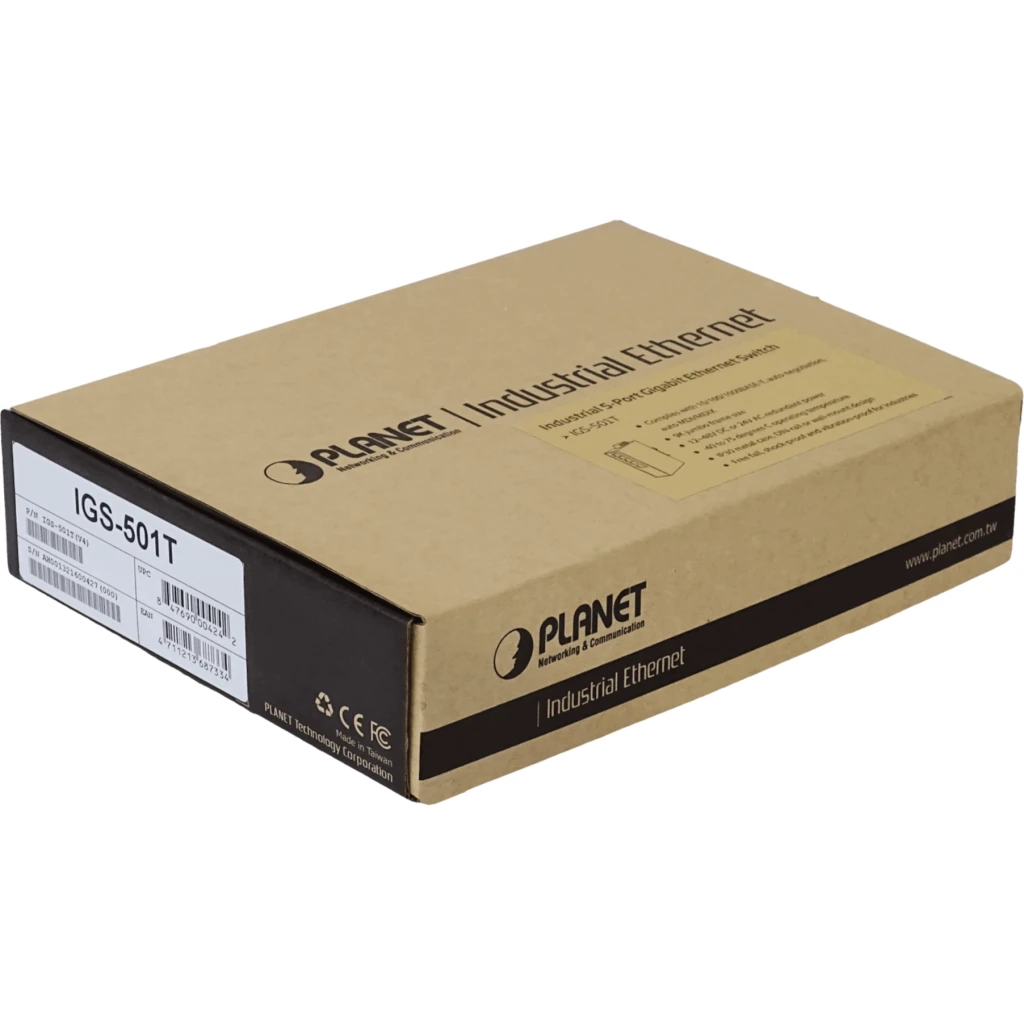 Imagen 5 de Switch Planet Industrial 5x 10/100/1000BASET RJ45 TP auto-MDI/MDI-X, auto negot