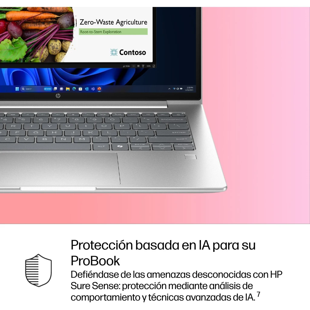 Imagen 6 de Notebook HP ProBook 4 AI G1i Intel Core Ultra 5 225U RAM 16GB SSD 512GB 14" W11P