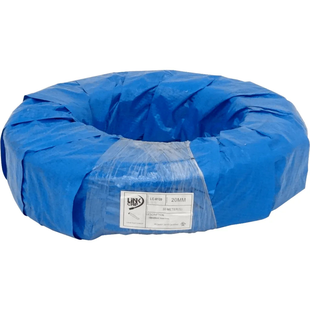 Imagen 1 de M20-30 20mm Rollo-30mt Conduit Metalic Cubierto-PVC Semi-Flex 1/2-Pulg
