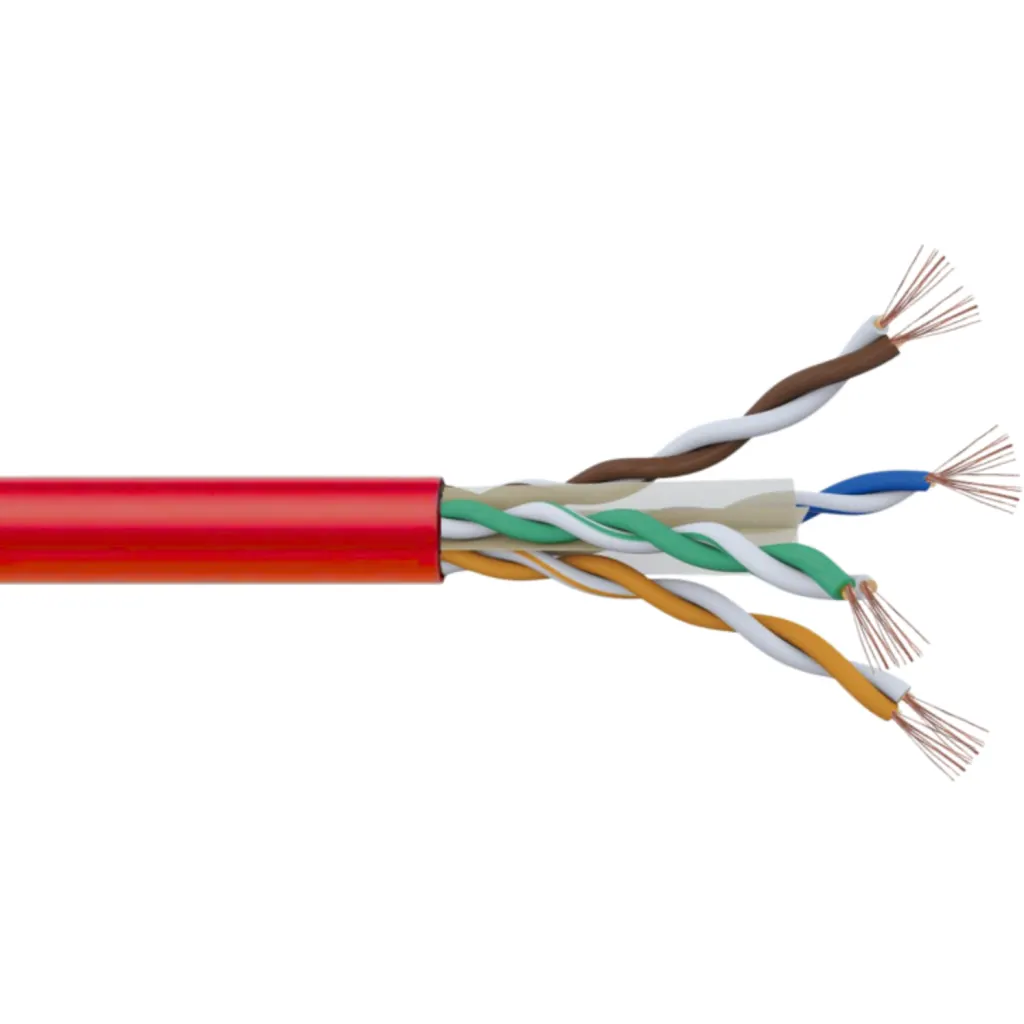 Imagen 4 de LINKMADE 1MT CAT6 ROJO LSZH CABLE PATCH INYECTADO MULTIFILAR