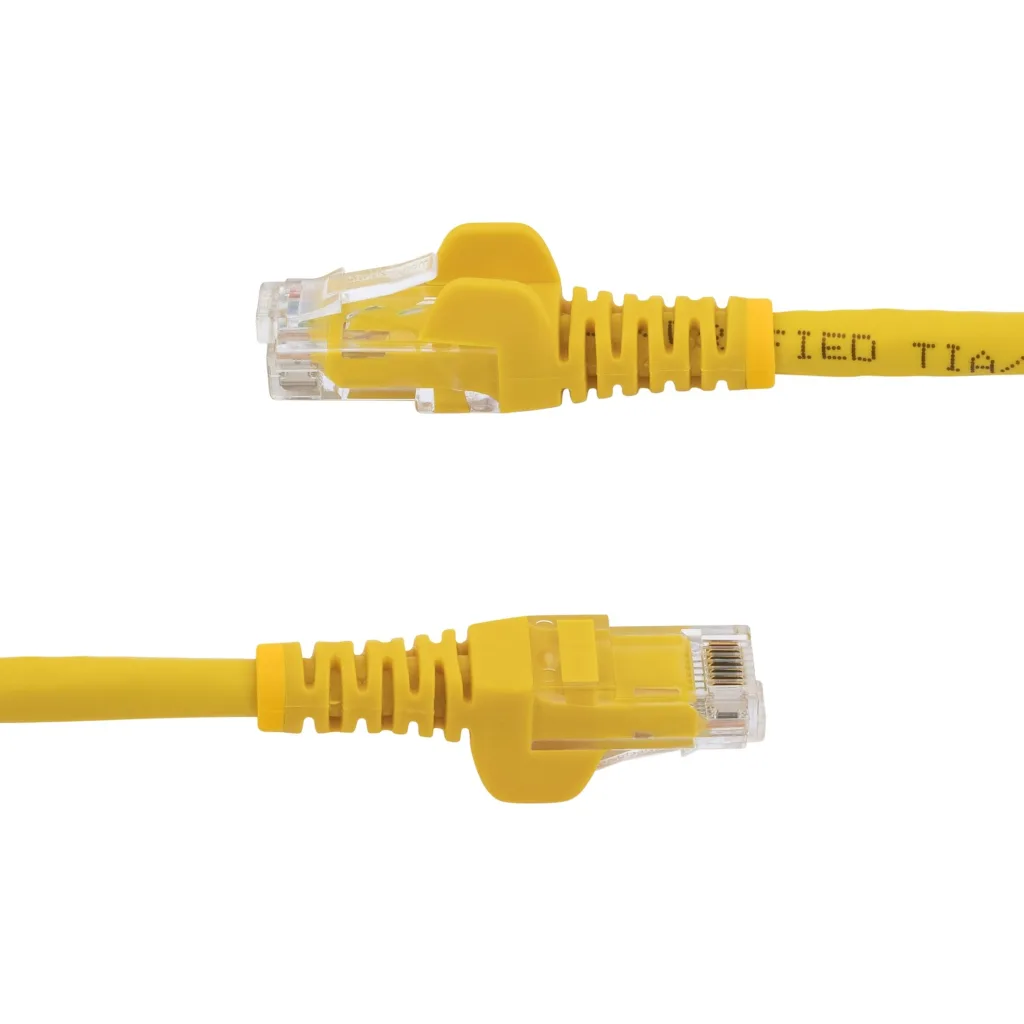 Imagen 2 de Cable Red StarTech Cat6 UTP RJ45 1 24 AWG ft, 30cm sin enganche Color Amarillo