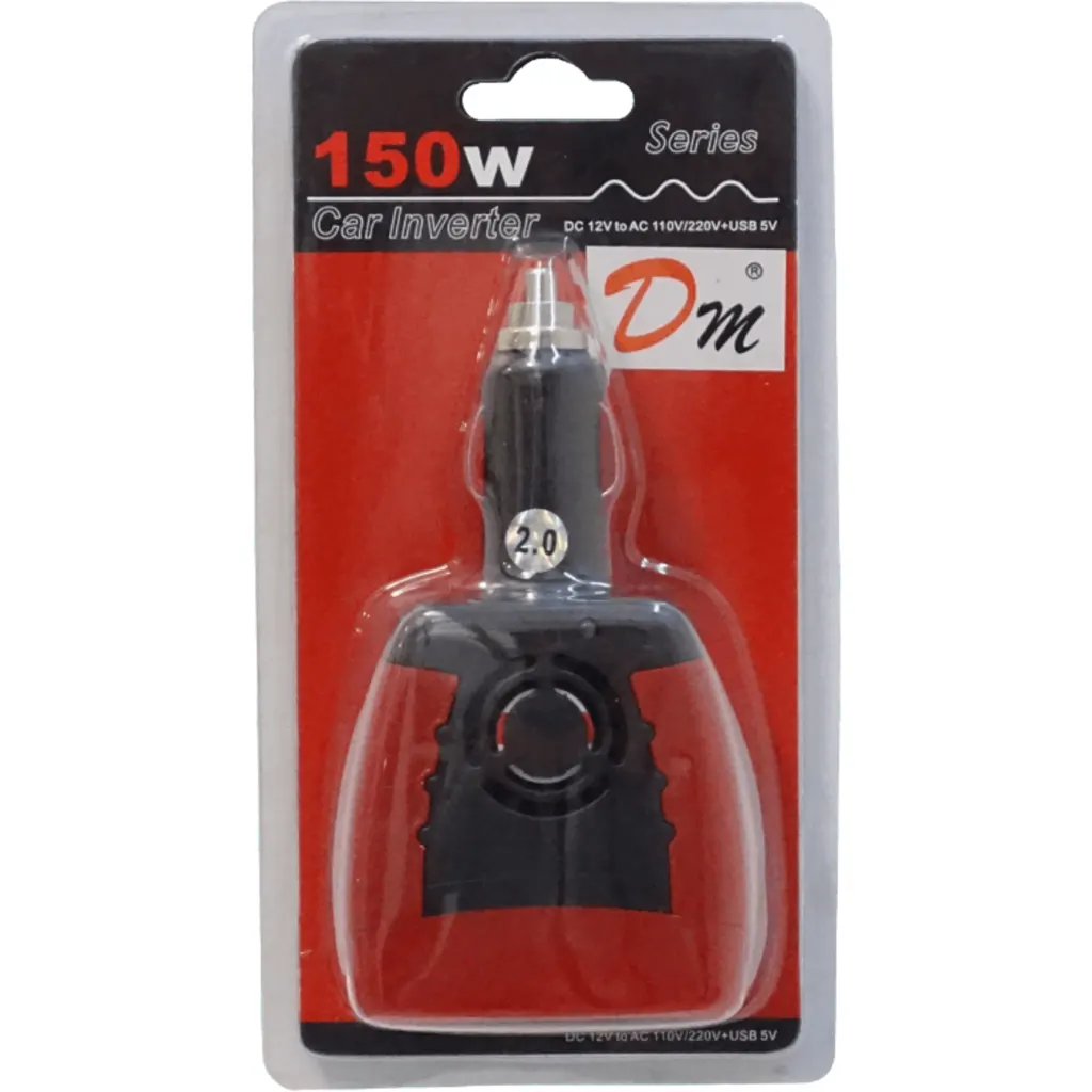 Imagen 4 de 150W 12VDC-in/220V-out Inversor s/Ventilador USB-5V-500mA-OUT