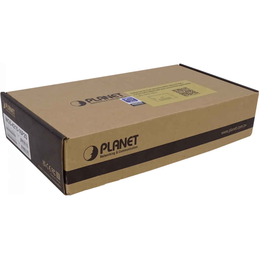 Imagen 1 de PLANET 16-1000-PoE+ 2-SFP 240W Switch Indust Admin Riel-DIN 48/54VDC