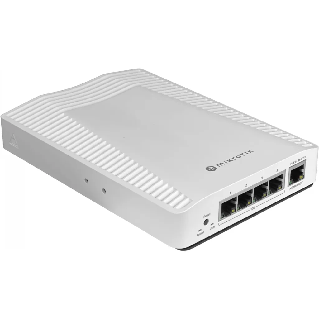 Imagen 7 de Cloud Router Switch CRS304-4XG-IN (RouterOS L5), desktop enclosure (EU)