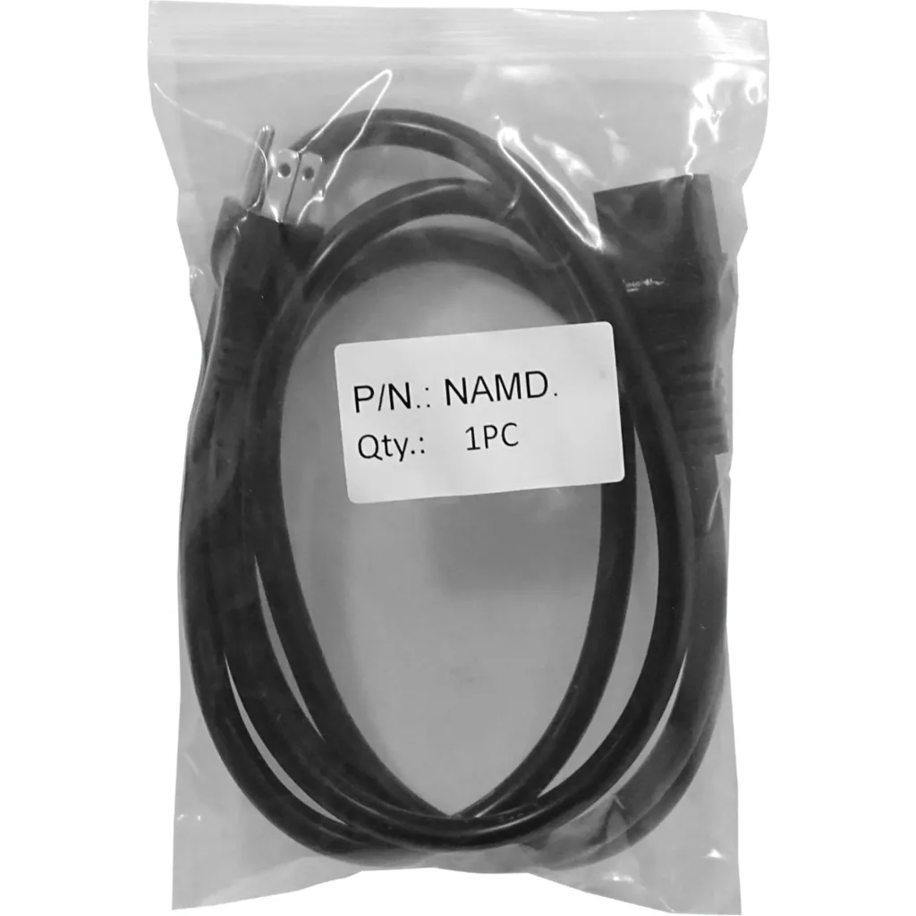 Imagen 2 de 5-15P-Americano-Macho C19-Hembra Cable Poder 18A 14AWG 1,5-1,8mt